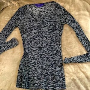 Small Slightly see through tight comfortable fit Miley Cyrus max Azria top